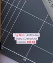 A3 Double Sided Cutting Mot offers at $25.98 in Officeworks
