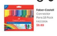 Faber Castel - Connector Pens 18 Pack offers at $6.89 in Officeworks
