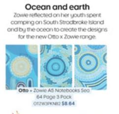 Otto - Zowie A5 Notebooks Sea 64 Page 3 Pack offers at $8.64 in Officeworks