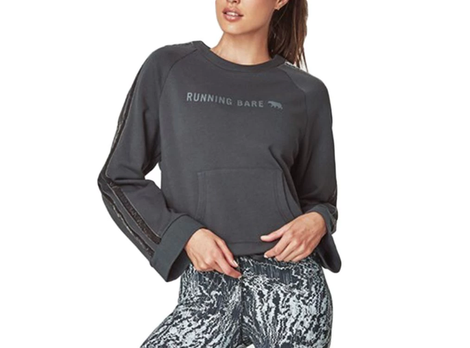 Womens On The Move Cropped Crew Neck Sweat offers at $60 in Sportsco