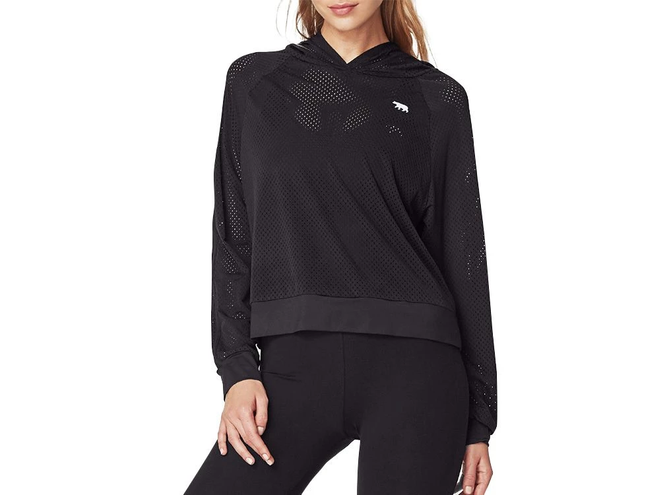 Womens Superstar Djs Cropped Workout Hoodie offers at $50 in Sportsco