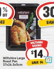 Wiltshire - Large Roast Pan 37x26.5x5cm offers at $14 in IGA