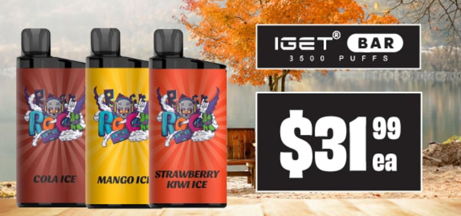 Iget Bar offers at $31.99 in Smokemart & Giftbox