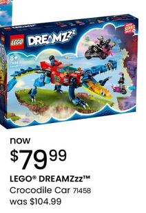 LEGO - DREAMZzz™ Crocodile Car  offers at $79.99 in Myer