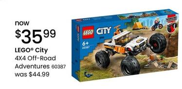 LEGO - City 4X4 Off-Road Adventures  offers at $35.99 in Myer