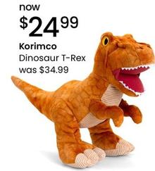 Korimco - Dinosaur T-Rex offers at $24.99 in Myer