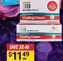Neat Feat - Neat 3b Action Rash & Chafing Cream 75g offers at $11.49 in Cincotta Chemist