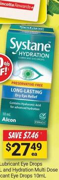 Systane - Hydration Multi Dose Preservative Free Lubricant Eye Drops 10ml offers at $27.49 in Cincotta Chemist
