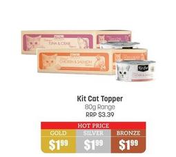 Kit Cat - Topper 80g Range offers at $1.99 in Pets Domain