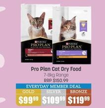 Purina - Pro Plan Cat Dry Food 7-8kg Range offers at $99.99 in Pets Domain