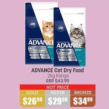 Advance - Cat Dry Food 2kg Range offers at $26.99 in Pets Domain
