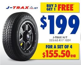 J-Trax - H/T 225/65 R17 102V offers at $199 in Bob Jane T-Marts