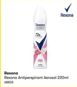 Rexona - Antiperspirant Aerosol 220ml offers in BIG W