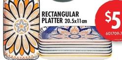 Rectangular Platter offers at $5 in Red Dot
