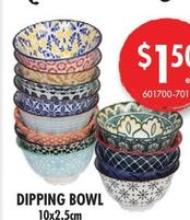 Dipping Bowl offers at $1.5 in Red Dot