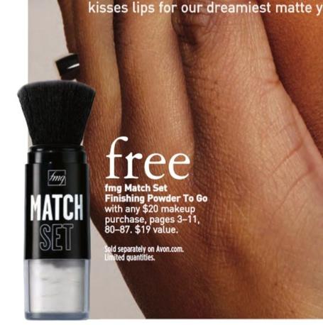 Fmg - Match Set Finishing Powder To Go offers at $19 in Avon