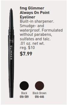 Fmg - Glimmer Always On Point Eyeliner offers at $7.99 in Avon