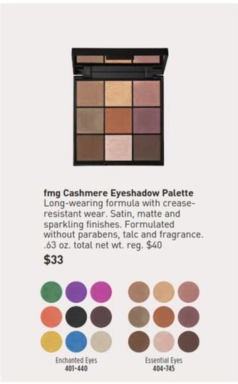Fmg - Cashmere Eyeshadow Palette  offers at $33 in Avon