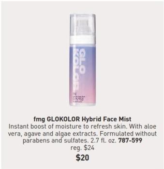 Fmg - Glokolor Hybrid Face Mist offers at $20 in Avon
