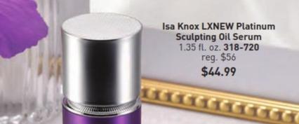 Isa Knox Lxnew - Platinum Sculpting Oil Serum offers at $44.99 in Avon