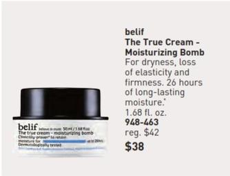 Belif - The True Cream - Moisturizing Bomb offers at $38 in Avon
