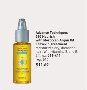 Advance Techniques - 360 Nourish With Moroccan Argan Oil Leave-In Treatment  offers at $11.69 in Avon
