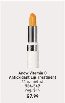 Anew - Vitamin C Antioxidant Lip Treatment offers at $7.99 in Avon