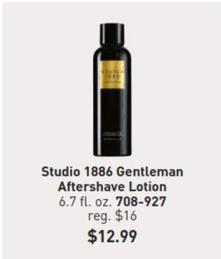Studio 1886 Gentleman Aftershave Lotion offers at $12.99 in Avon