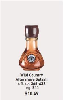 Wild Country - Aftershave Splash offers at $10.49 in Avon