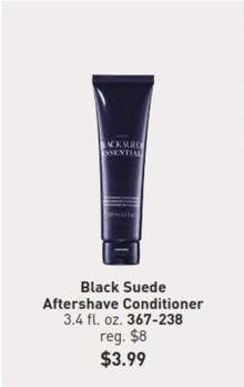 Black Suede - Aftershave Conditioner offers at $3.99 in Avon