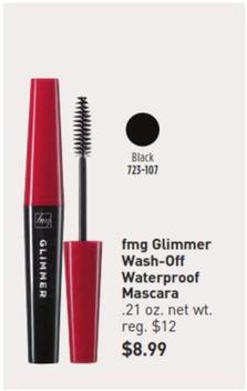 Fmg - Glimmer Wash-off Waterproof Mascara offers at $8.99 in Avon