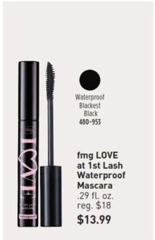 Fmg - Love At 1st Lash Waterproof Mascara offers at $13.99 in Avon