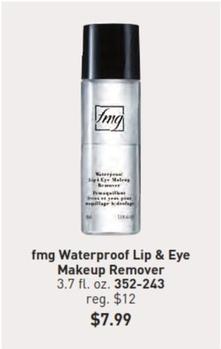 Fmg - Waterproof Lip & Eye Makeup Remover offers at $7.99 in Avon