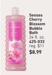 Avon - Senses Cherry Blossom Bubble Bath offers at $8.99 in Avon