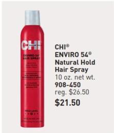 Chi Enviro 54 Natural Hold Hair Spray offers at $21.5 in Avon