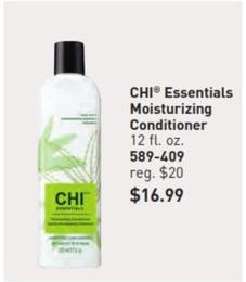 Chi Essentials Moisturizing Conditioner offers at $16.99 in Avon