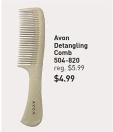 Avon - Detangling Comb offers at $4.99 in Avon