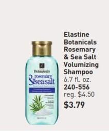 Elastine - Botanicals Rosemary & Sea Salt Volumizing Shampoo offers at $3.79 in Avon