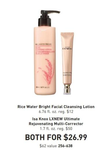 Rice Water Bright Facial Cleansing Lotion offers at $26.99 in Avon