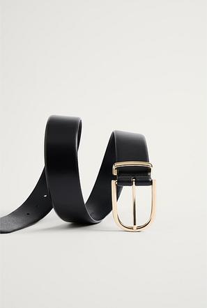 LEATHER CLASSIC WIDE BELT offers at $129 in Trenery