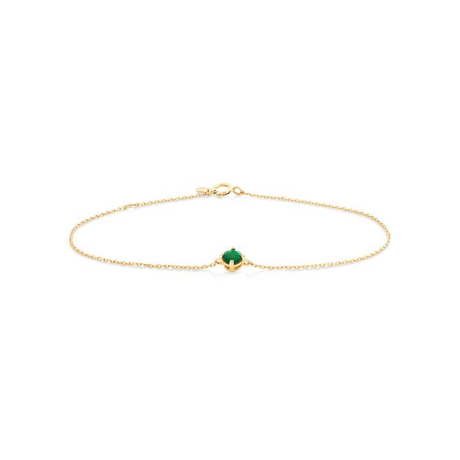 Bracelet with Emerald in 10kt Yellow Gold offers at $249 in Michael Hill
