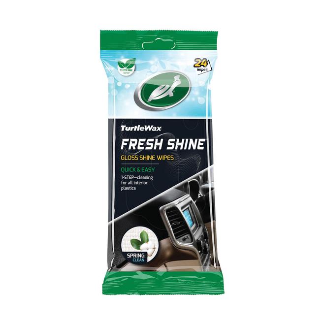 Turtle Wax Fresh Shine Gloss Wipes 24 Pack offers at $11.99 in Supercheap Auto
