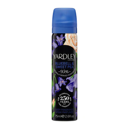 Yardley Bluebell & Sweetpea Body Spray 75ml offers at $2.99 in Healthy World Pharmacy