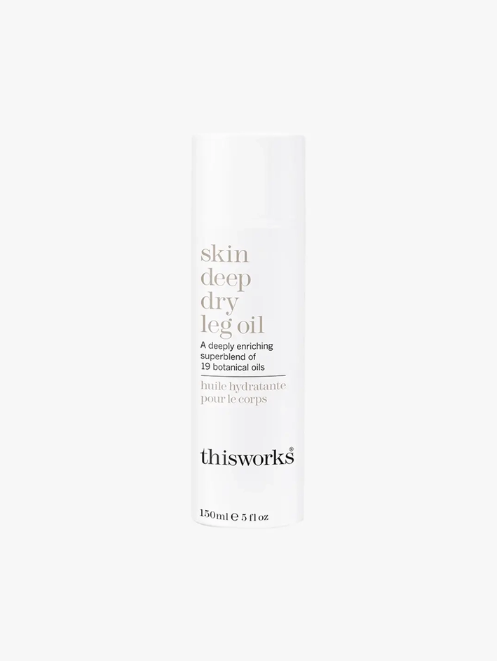 This Works
 Skin Deep Dry Leg Oil 150ml offers at $96 in Mecca