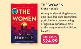 The Women offers at $24.99 in QBD