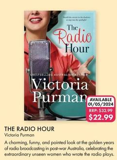 The Radio Hour offers at $22.99 in QBD