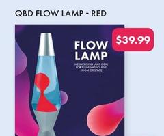 QBD Flow Lamp - Red offers at $39.99 in QBD