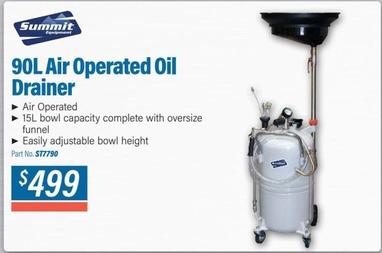 90l Air Operated Oil Drainer offers at $499 in Burson Auto Parts