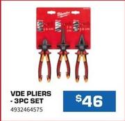 Vde Pliers 3pc Set offers at $46 in Burson Auto Parts