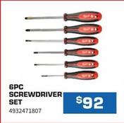 6pc Screwdriver Set offers at $92 in Burson Auto Parts